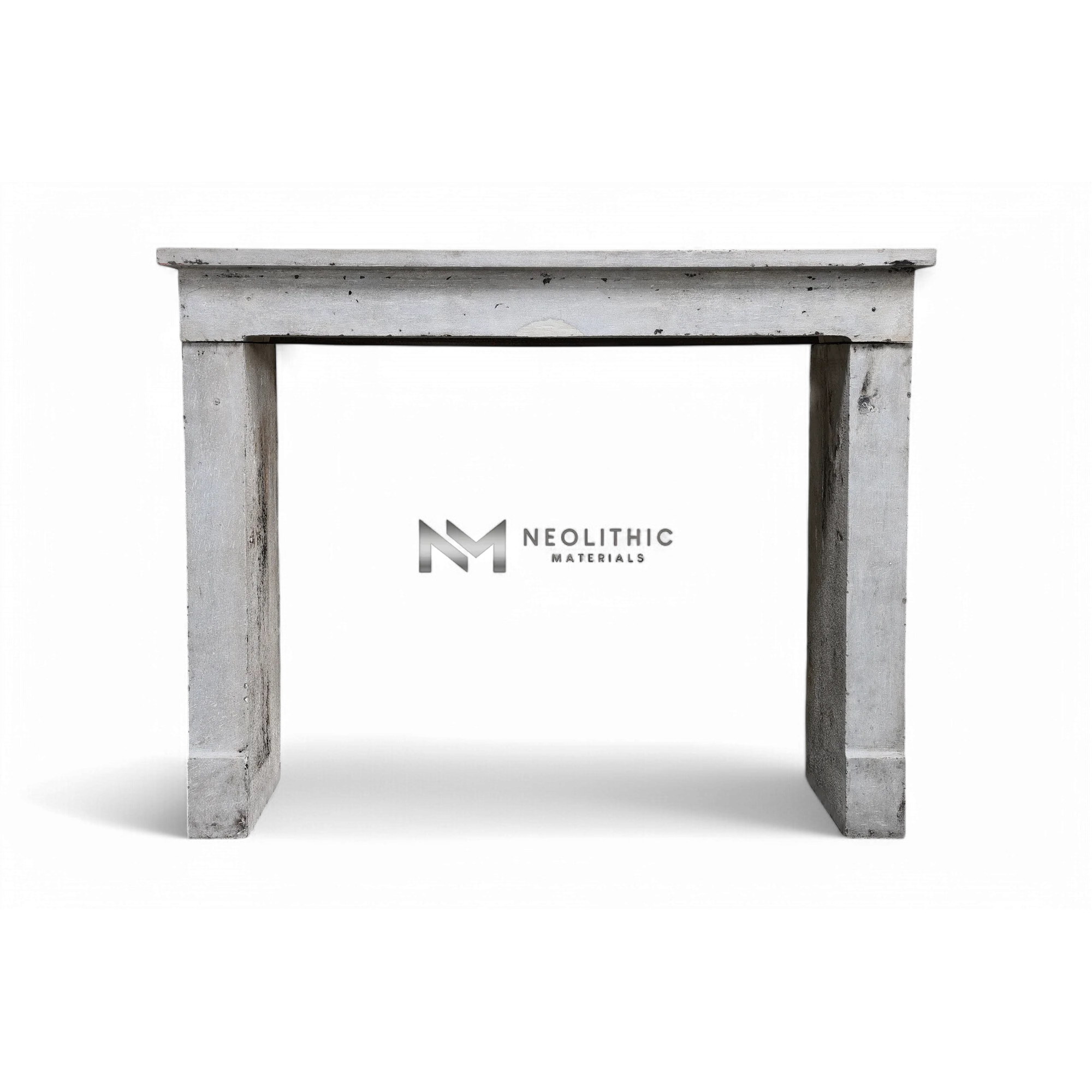 Antique Limestone de Besancon Fireplace Mantel Campagnarde Style